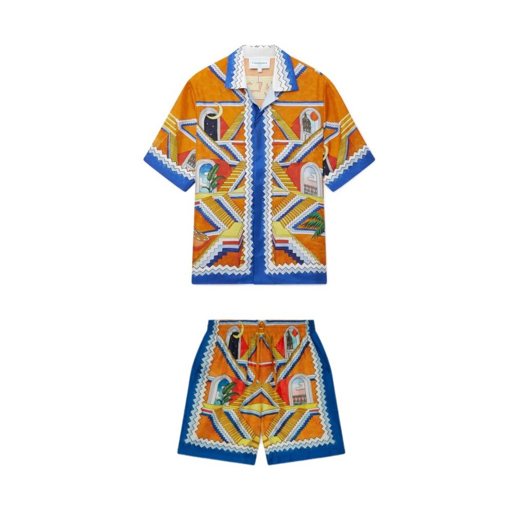 CASABLANCA ARCH’S SHIRT AND SHORTS SET